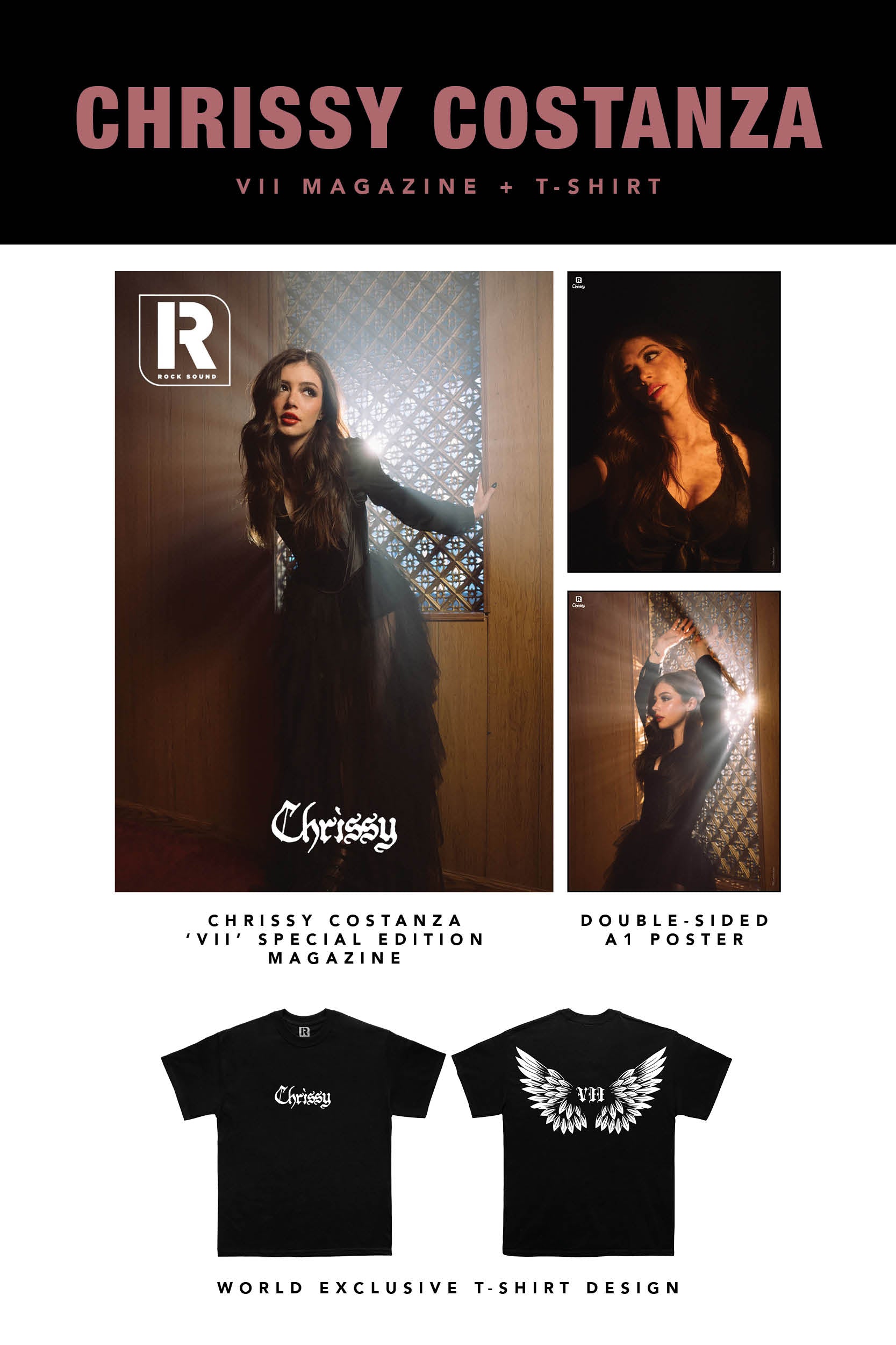 Chrissy Costanza: 'VII' Special Edition Magazine & T-Shirt