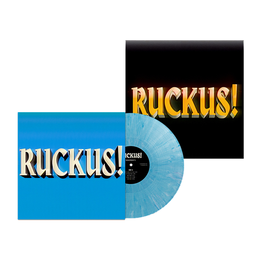 RUCKUS! Limited Blue & White Swirl Vinyl LP (w/ Signed Art Card)